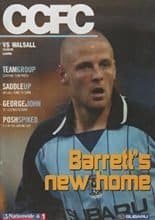 Coventry City v Walsall 16-Aug-2003