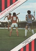 Crewe Alexandra v Walsall 24-Oct-1979
