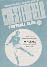 Chesterfield v Walsall 02-Dec-1972