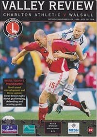Charlton Athletic v Walsall 06-Nov-1999