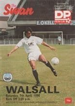 Swansea City v Walsall 07-Apr-1990