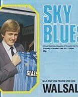 Coventry City v Walsall 09-Oct-1984