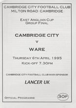 Cambridge City v Ware 06-Apr-1995
