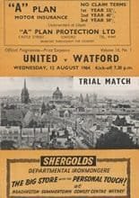 Oxford United v Watford 12-Aug-1964