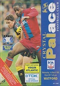 Crystal Palace v Watford 01-Mar-1995