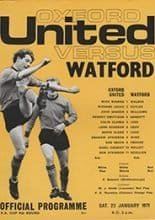 Oxford United v Watford 23-Jan-1971