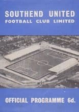 Southend United v Watford 04-Dec-1965