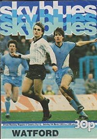 Coventry City v Watford 05-Mar-1983
