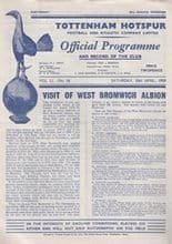 Tottenham Hotspur v West Bromwich Albion 18-Apr-1959