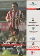 Southampton v West Bromwich Albion 01-Mar-2003
