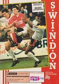 Swindon Town v West Bromwich Albion 21-Apr-1990
