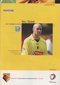 Watford v West Bromwich Albion 23-Aug-2003