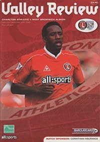 Charlton Athletic v West Bromwich Albion 28-Dec-2002
