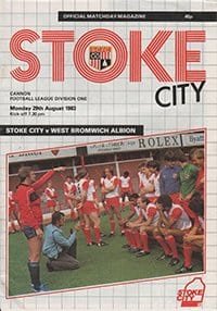 Stoke City v West Bromwich Albion 29-Aug-1983