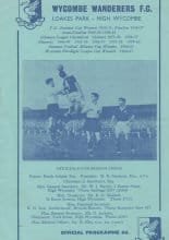 Wycombe Wanderers v Wealdstone    07-Dec-1968