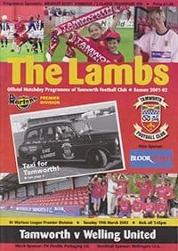 Tamworth v Welling United 19-Mar-2002