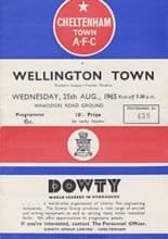 Cheltenham Town v Wellington Town 25-Aug-1965