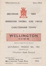 Cheltenham Town v Wellington Town 04-Mar-1961