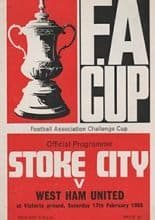 Stoke City v West Ham United 17-Feb-1968