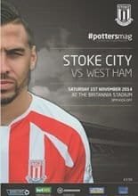 Stoke City v West Ham United 01-Nov-2014