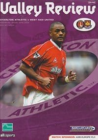 Charlton Athletic v West Ham United 22-Jan-2003
