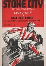 Stoke City v West Ham United 26-Feb-1968