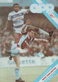 Queens Park Rangers v West Ham United 30-Jan-1988