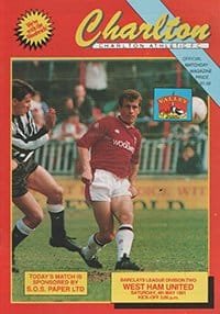 Charlton Athletic v West Ham United 04-May-1991