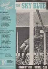 Coventry City v West Ham United 08-Dec-1967
