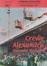 Crewe Alexandra v Wigan Athletic 16-Aug-1994