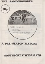 Southport v Wigan Athletic 24-Jul-1984