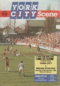 York City v Wigan Athletic 27-Feb-1988