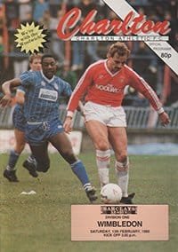 Charlton Athletic v Wimbledon 13-Feb-1988