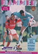 West Ham United v Wimbledon 13-Apr-1995