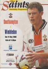 Southampton v Wimbledon 14-May-2000