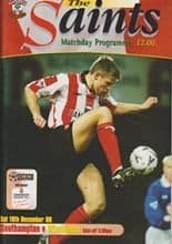 Southampton v Wimbledon 19-Dec-1998