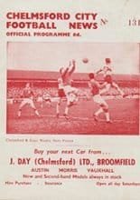 Chelmsford City v Wimbledon 04-Sep-1965