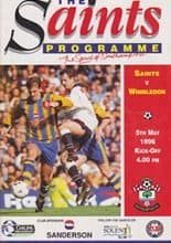 Southampton v Wimbledon 05-May-1996