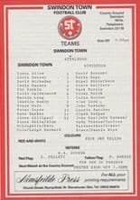 Swindon Town v Wimbledon 1986-87