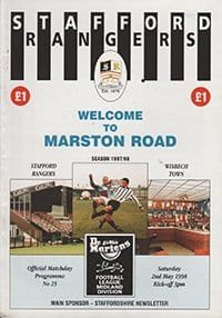 Stafford Rangers v Wisbech Town 02-May-1998