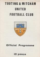 Tooting & Mitcham United v Woking 11-Sep-1979