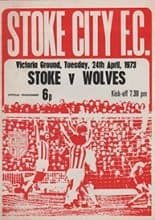 Stoke City v Wolverhampton Wanderers 24-Apr-1973