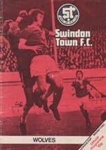 Swindon Town v Wolverhampton Wanderers 09-Sep-1975