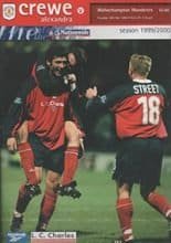 Crewe Alexandra v Wolverhampton Wanderers 14-Dec-1999