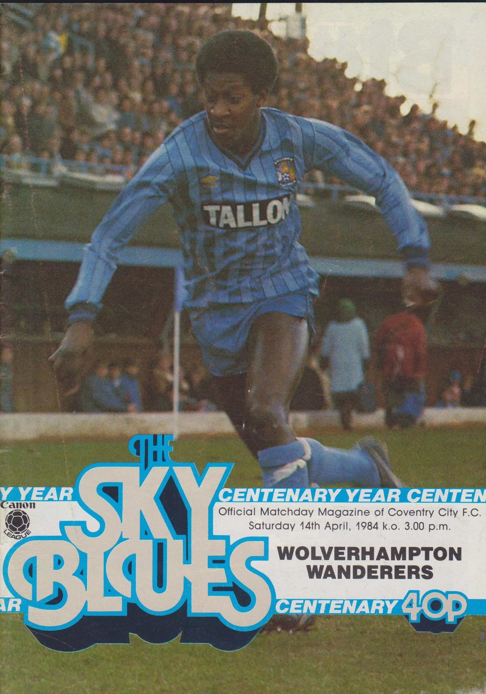 Coventry City v Wolverhampton Wanderers 14-Apr-1984