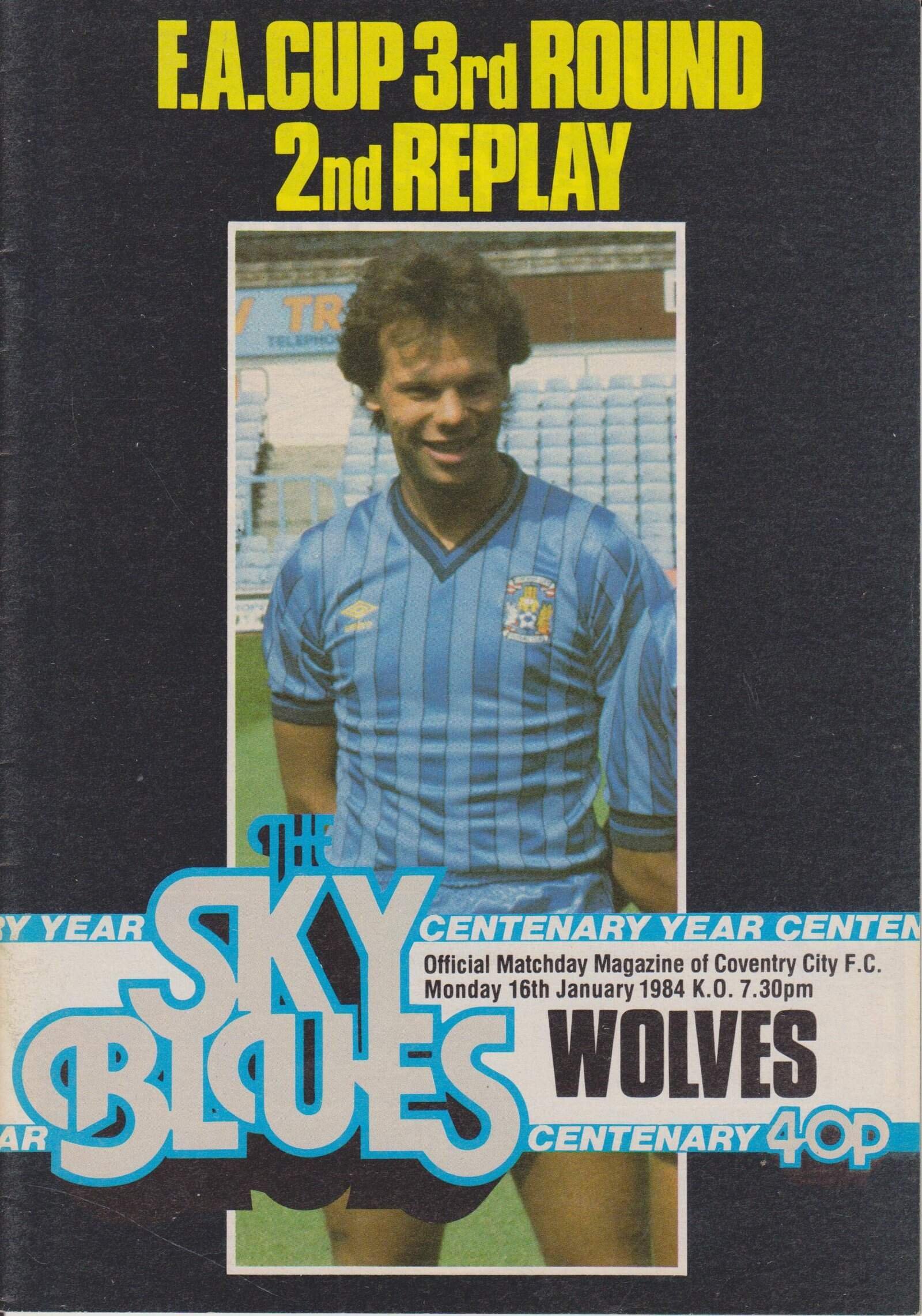 Coventry City v Wolverhampton Wanderers 16-Jan-1984