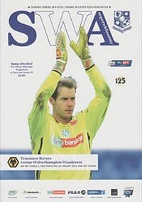 Tranmere Rovers v Wolverhampton Wanderers 01-Jan-2014