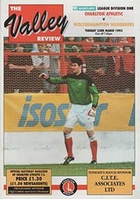 Charlton Athletic v Wolverhampton Wanderers 23-Mar-1993