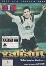 Port Vale v Wolverhampton Wanderers 29-Jan-1994
