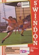 Swindon Town v Wolverhampton Wanderers 03-Sep-1989